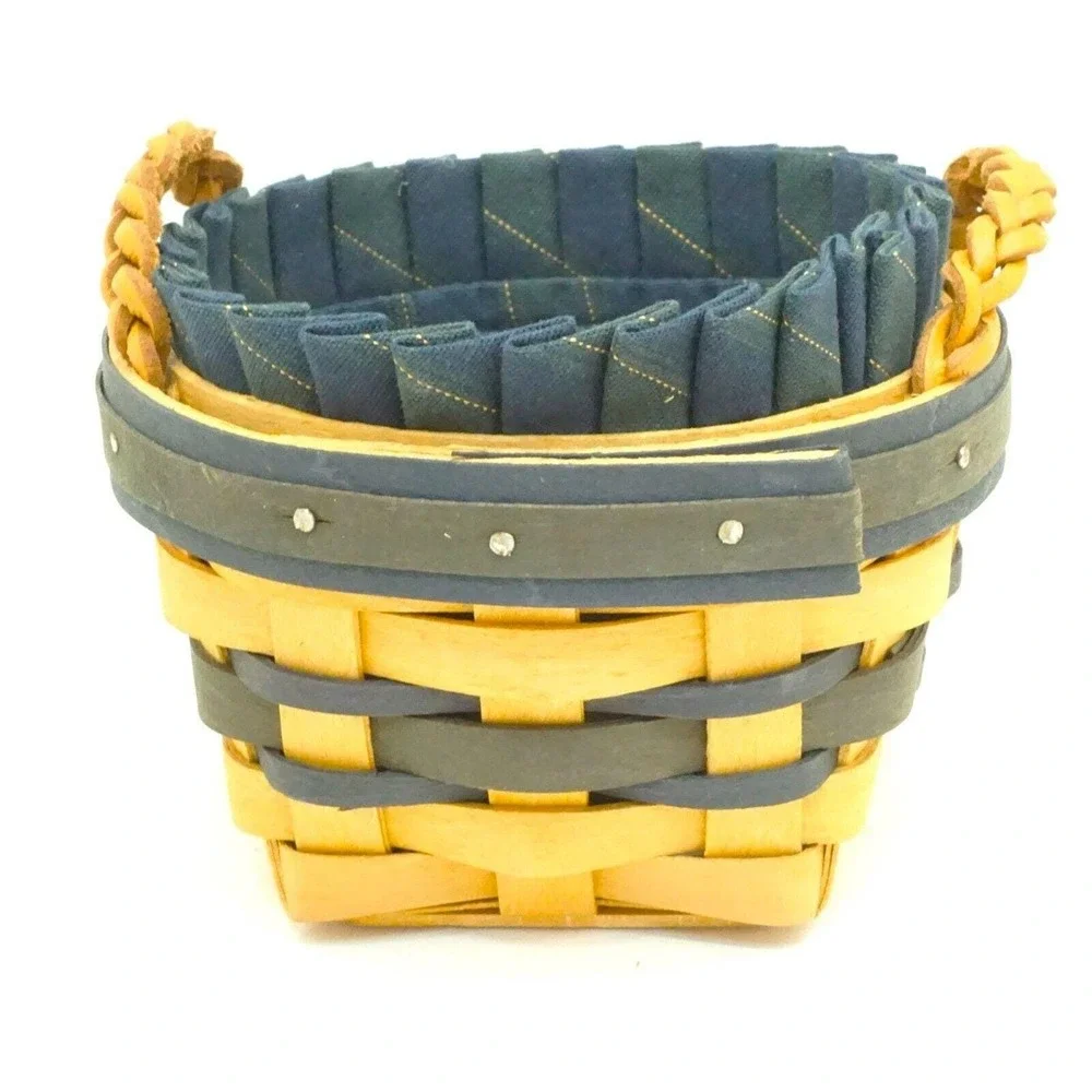 Longaberger 1998 Collectors Club Thyme Booking Basket #19224 Fabric Liner Flyer